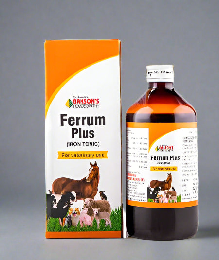 Bakson's Ferrum Plus Iron Tonic for Veterinary Use - Boosts Hemoglobin & Immunity, 0.20 kg