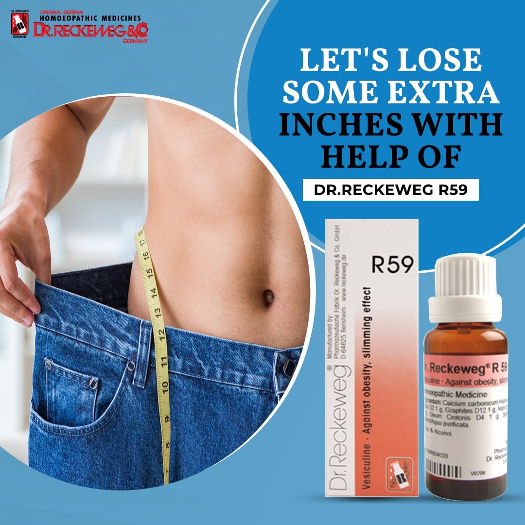 Dr. Reckeweg R59 Drops Natural Homeopathic Solution for Weight Loss & Obesity, 0.10 kg