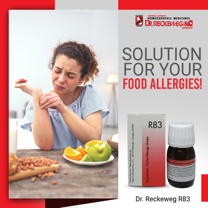 Dr. Reckeweg R83 Food Allergy Drops - Homeopathic Antihistamine Relief, 0.08 kg