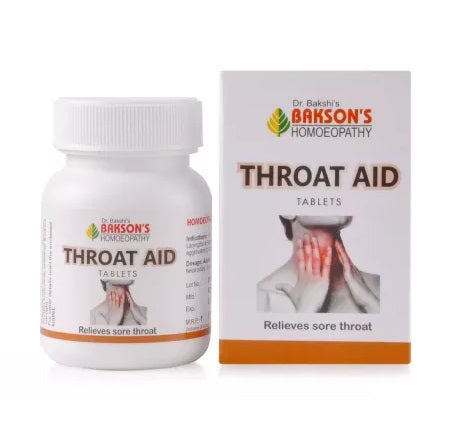 Baksons Throat Aid Tablets for Loss of voice, Laryngitis, Pharyngitis., 0.08 kg