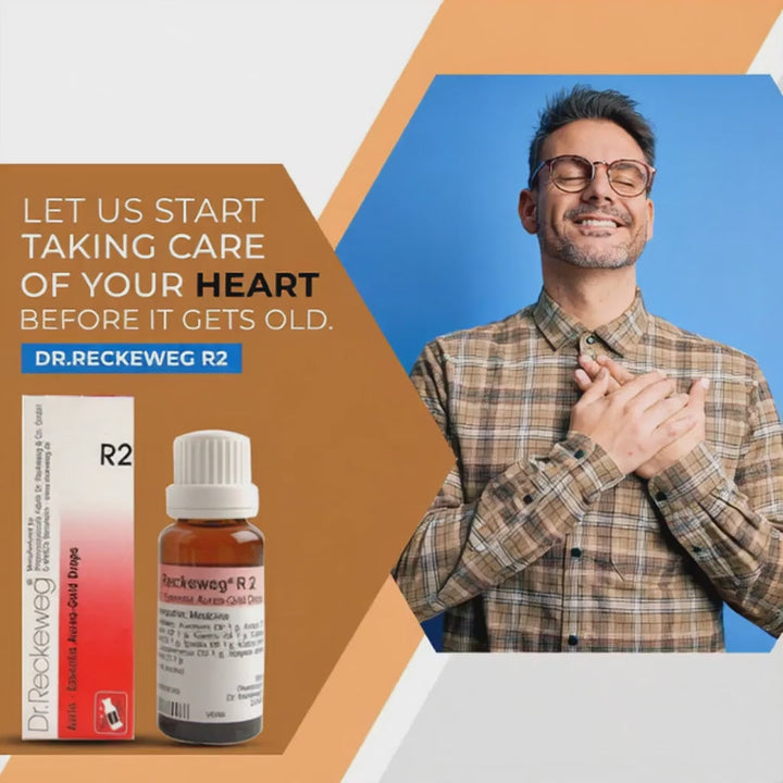Dr. Reckeweg R2 Drops Homeopathic Heart Tonic for Cardiac Neurosis, Arrhythmia & Angina, 0.15 kg
