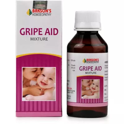 Bakson Gripe Aid Drops for Infants Gentle Relief from Colic, Gas, Teething Pain & Digestive Upset, 0.12 kg