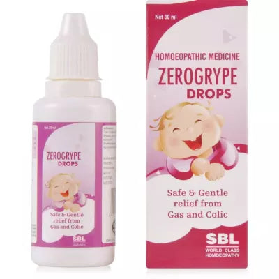 SBL Zerogrype Drops for Babies & Children Gentle Relief from Colic, Gas, Indigestion & Teething Discomfort, 0.08 kg