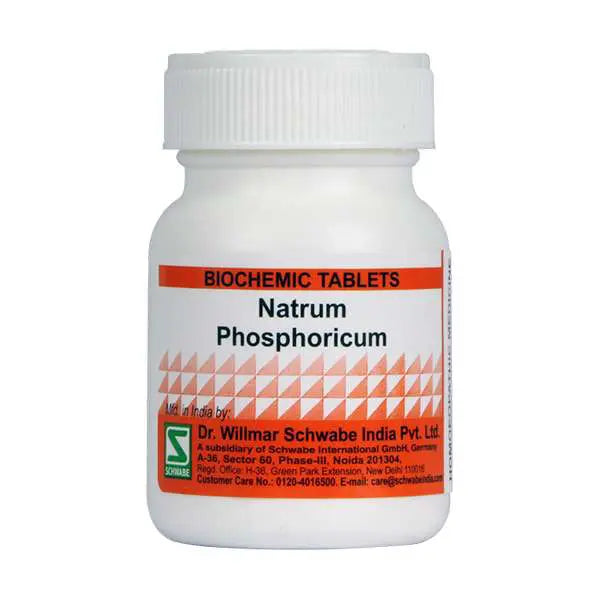 Schwabe Biochemic Natrum Phosphoricum Tablets for Indigestion & Hyperacidity, 0.08 kg