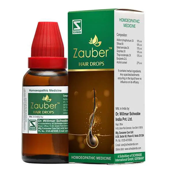 Schwabe Zauber Hair Drops Combat Hairloss & Grey Hair, 0.12 kg