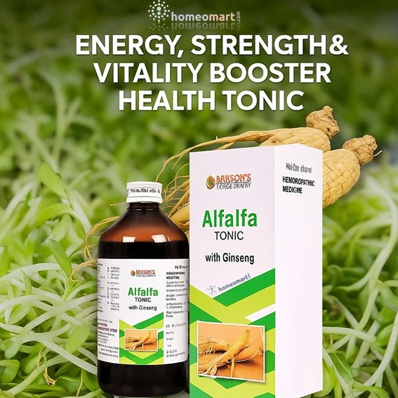 Bakson's Alfalfa Tonic with Ginseng Energy, Strength & Vitality Booster, 0.15 kg