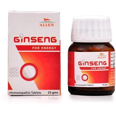 Allen Ginseng Tablets, Capsule for Stress, Energy. Allen, Bakson, 0.08 kg