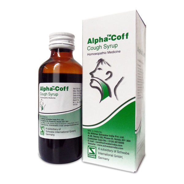 Schwabe Alpha Coff Syrup for Bronchitis, Dry & Spasmodic Cough, 0.45 kg