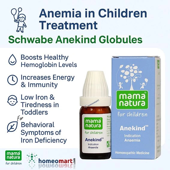 Schwabe Anekind Globules Homeopathic Remedy for Anemia in Children, 0.08 kg
