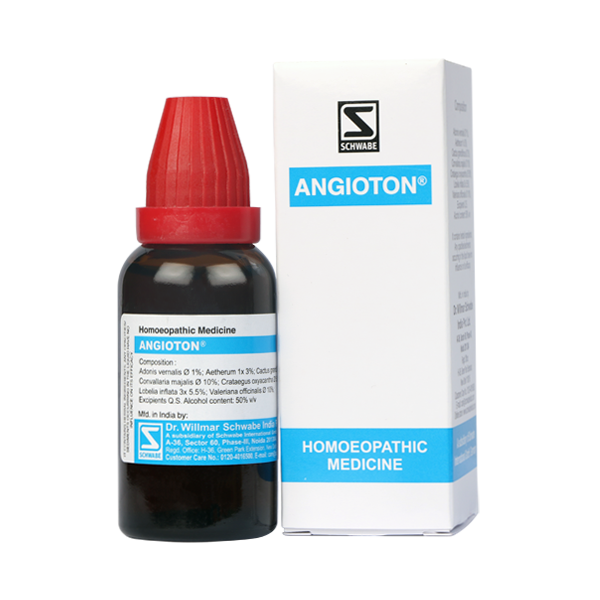 Schwabe Angioton Hypotension Drops for Dizziness, Blurred Vision, 0.08 kg