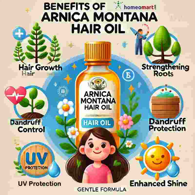 Bakson's Arnica Montana Hair Oil - Nourish, Protect, and Revitalize Your Hair, 0.08 kg