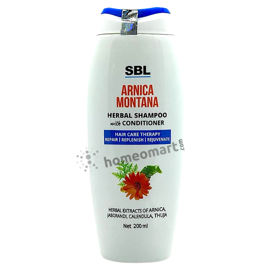 SBL Arnica Montana Herbal Shampoo with Conditioner Anti-Dandruff & Hair Fall Control, 0.24 kg