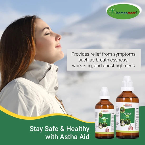 Bakson's Astha Aid Drops for Breathing Problems & Respiratory Discomfort, 0.08 kg