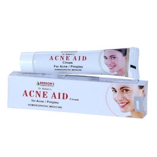 Get Clear Skin with Bakson Homeopathy Acne Aid Cream, 0.10 kg
