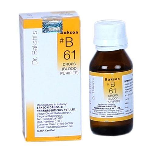 Dr.Bakshi B61 Blood Purifier Drops for Impurities of Blood & Unhealthy Skin, 0.08 kg