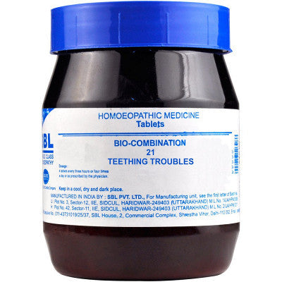 SBL Bio-combination (BC21) Tablets for Teething Troubles in Children, 0.08 kg
