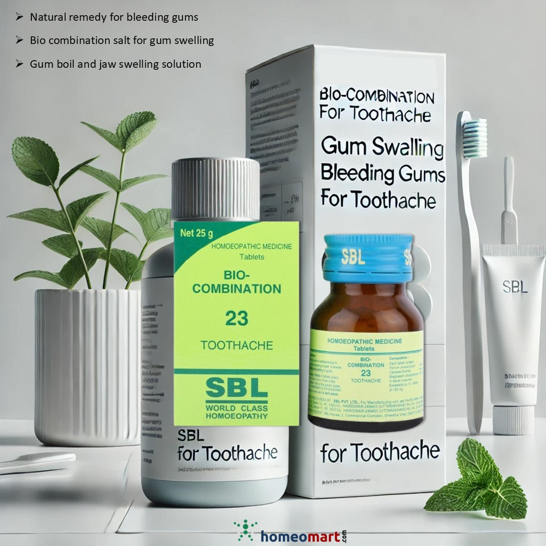 SBL Bio-combination BC23 Tablets for Toothache & Gum Relief, 0.08 kg