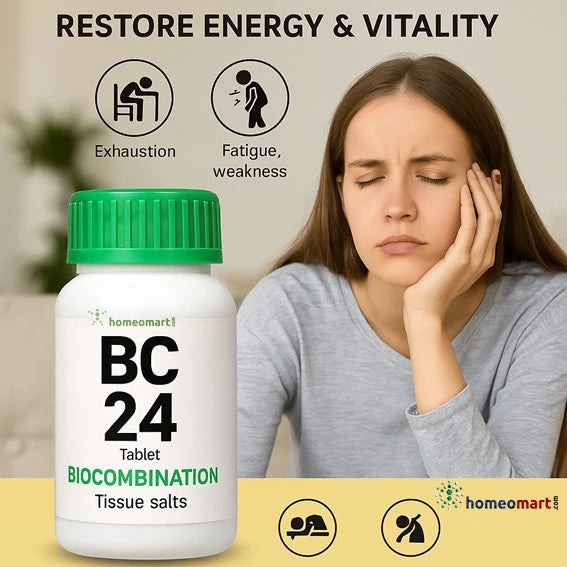 Dr. Reckeweg Bio-combination (BC24) Tablets for Nerve, Brain & Vitality, 0.08 kg