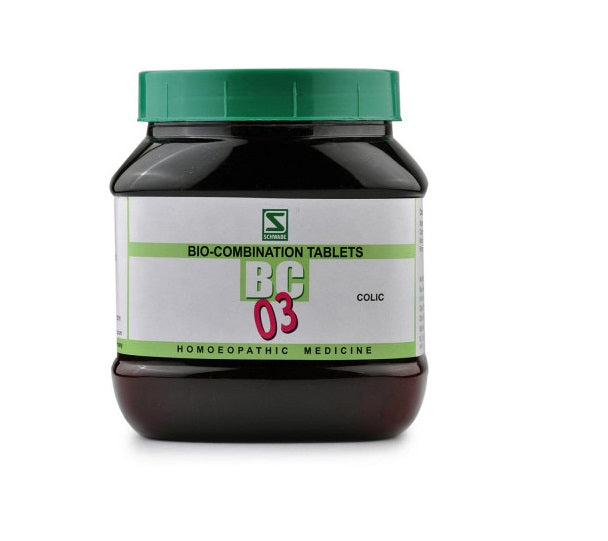 Schwabe Bio-Combination (BC3) Tablets for Colic, Constipation, 0.08 kg