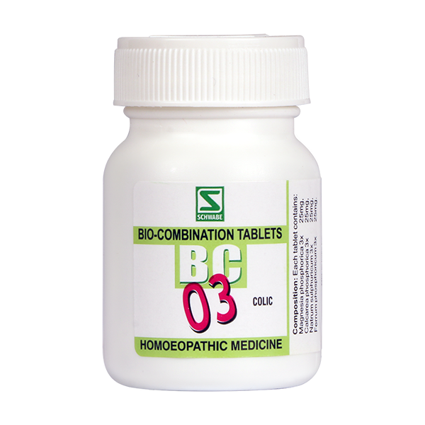 Schwabe Bio-Combination (BC3) Tablets for Colic, Constipation, 0.08 kg