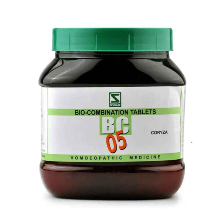 Schwabe Bio-combination (BC5) Tablets for Coryza, Sneezing, Nasal discharge, 0.08 kg