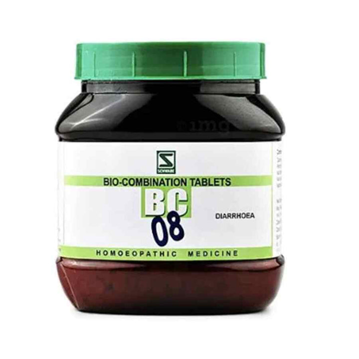 Schwabe Bio-combination (BC8) Tablets for Diarrhea, Watery Stools, 0.08 kg