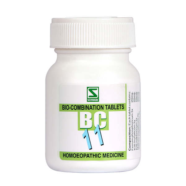 Schwabe Bio-combination (BC11) Tablets for Fever, Natural anti-pyretic, 0.08 kg