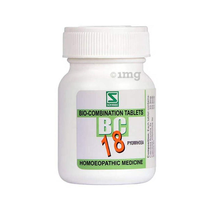 Schwabe Bio-combination (BC18) Tablets for Pyorrhoea & Bleeding Gums, 0.00 kg