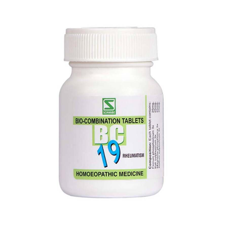 Schwabe Bio-combination (BC19) Tablets for Rheumatism, Joint Pain, Sciatica, 0.08 kg
