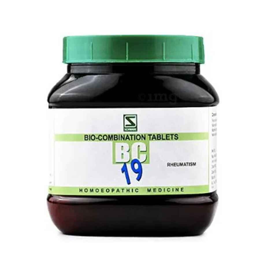 Schwabe Bio-combination (BC19) Tablets for Rheumatism, Joint Pain, Sciatica, 0.08 kg