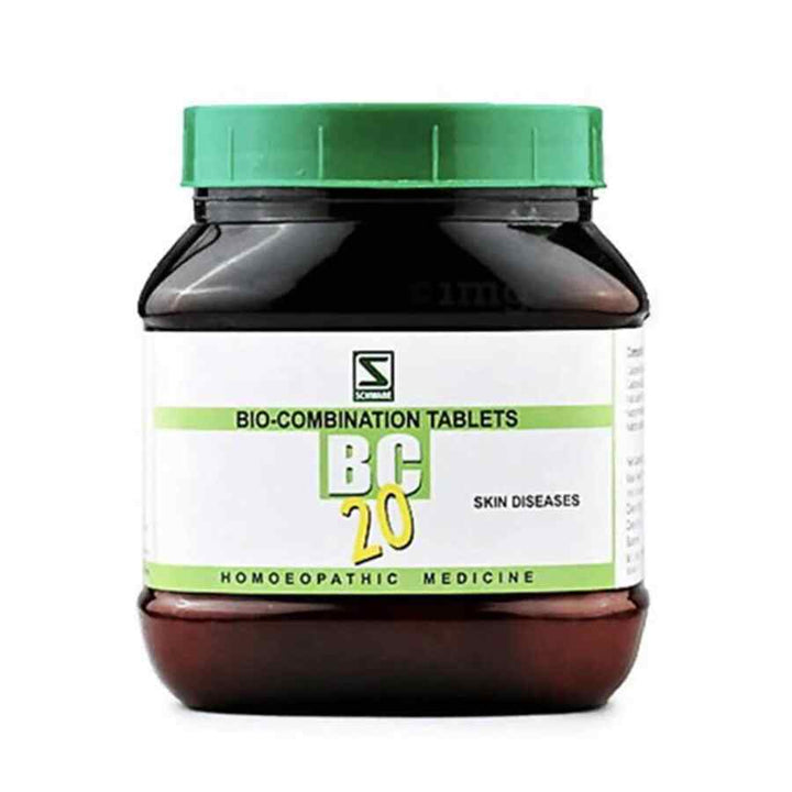 Schwabe Bio-combination (BC20) Tablets for Skin Diseases, Acne, Eczema, 0.08 kg