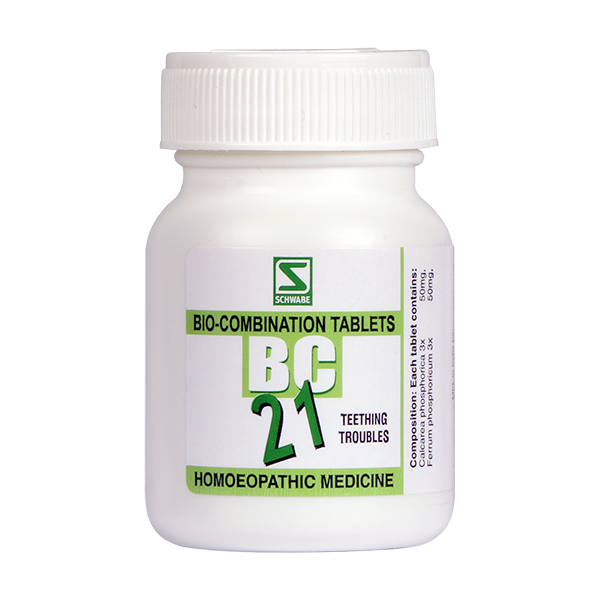 Schwabe Bio-combination (BC21) Tablets for Teething Trouble (Dentition Problems), 0.08 kg