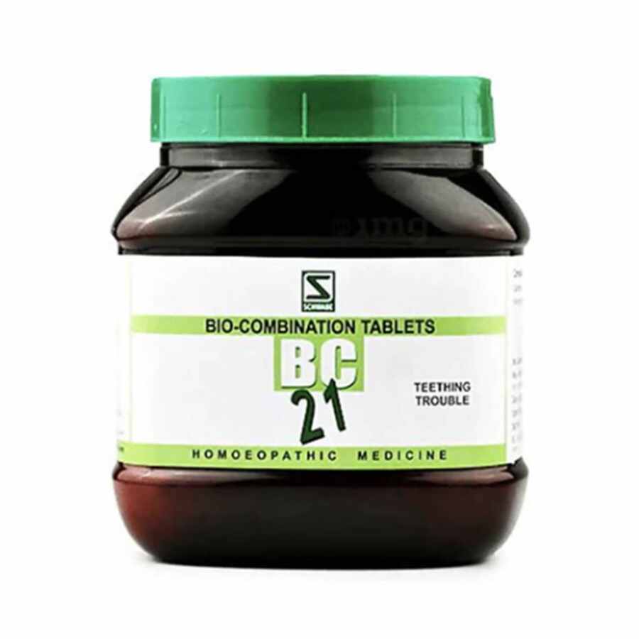 Schwabe Bio-combination (BC21) Tablets for Teething Trouble (Dentition Problems), 0.08 kg