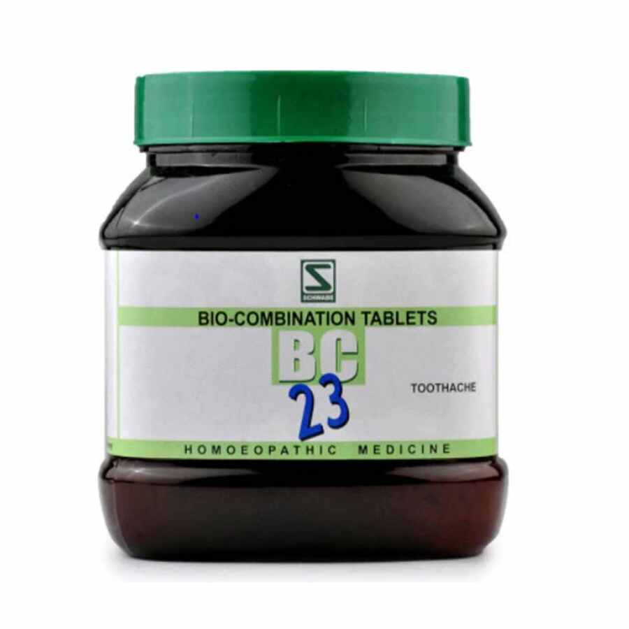 Schwabe Bio-combination (BC23) Tablets for Toothache, Dental Pain, 0.08 kg