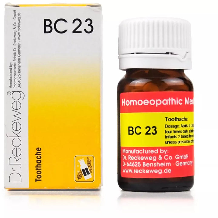 Dr. Reckeweg Biochemic Combination Tablets BC 23 Natural Relief for Toothache & Gum Health, 0.08 kg