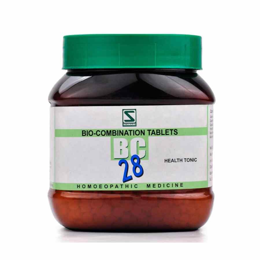 Schwabe Bio-combination (BC28) Tablets for General Tonic for Health & Wellness, 0.08 kg
