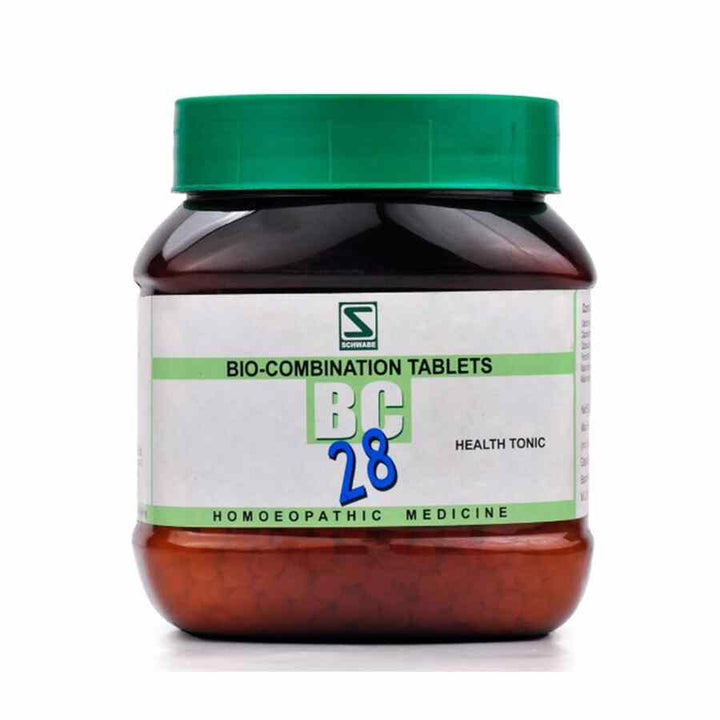 Schwabe Bio-combination (BC28) Tablets for General Tonic for Health & Wellness, 0.08 kg