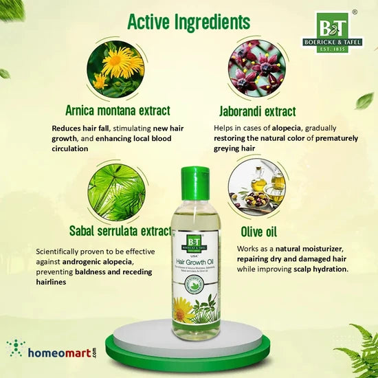Schwabe B&T Hair Growth Oil Strengthen & Nourish Your Hair Naturally, 0.30 kg