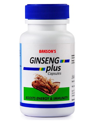 Bakson Ginseng Plus Capsules for Energy, Immunity, Memory, 0.25 kg