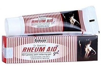Bakson Rheum Aid Gel for pain, stiffness in joints and muscles, sprains, 0.12 kg