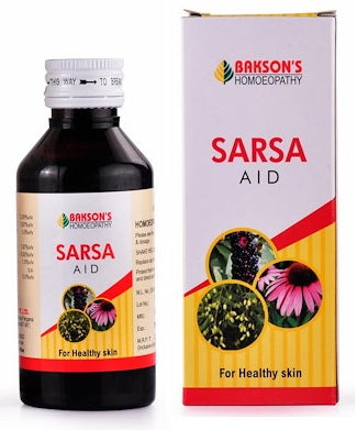 Bakson's Sarsa Aid blood purifier, Acne, Boils, Skin blemishes, 0.12 kg