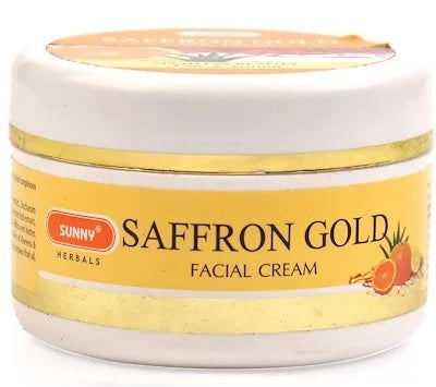 Bakson's Saffron Gold Facial Cream - Glow, Revitalize, and Renew, 0.30 kg