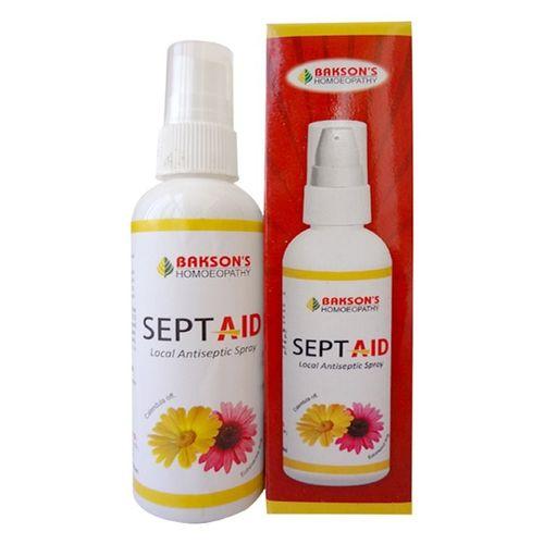 Bakson Sept Aid local antiseptic Spray for minor cuts, burns, insect bites, 0.08 kg