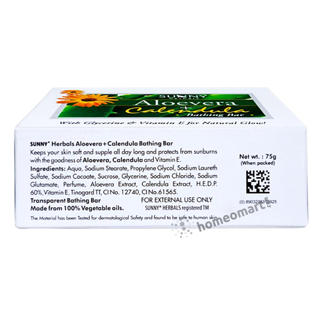 Bakson's Sunny Herbals Aloevera Calendula Soap, 0.30 kg
