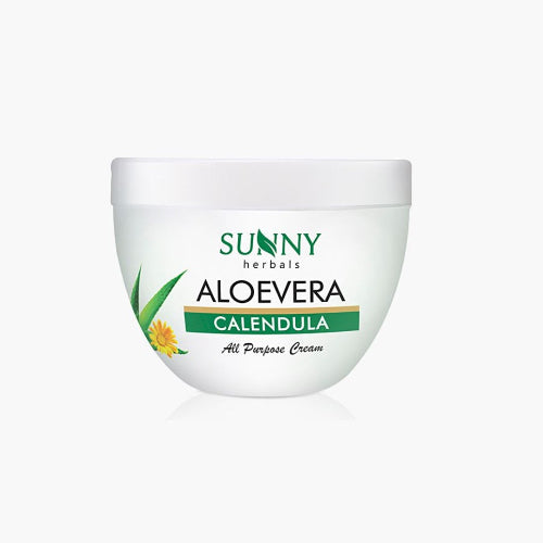Bakson Sunny Aloe Vera Calendula Cream Natural Skin Nourishment, 0.10 kg