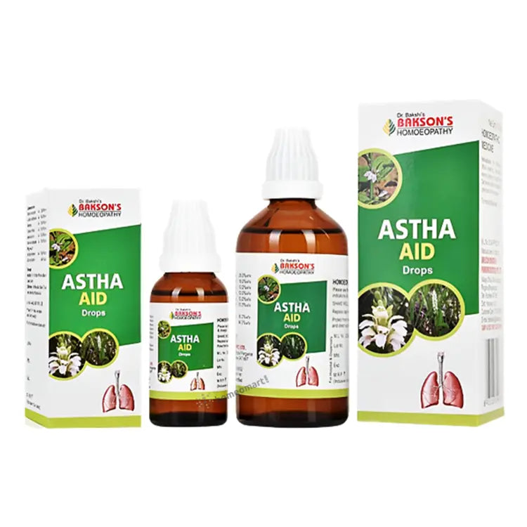 Bakson's Astha Aid Drops for Breathing Problems & Respiratory Discomfort, 0.08 kg