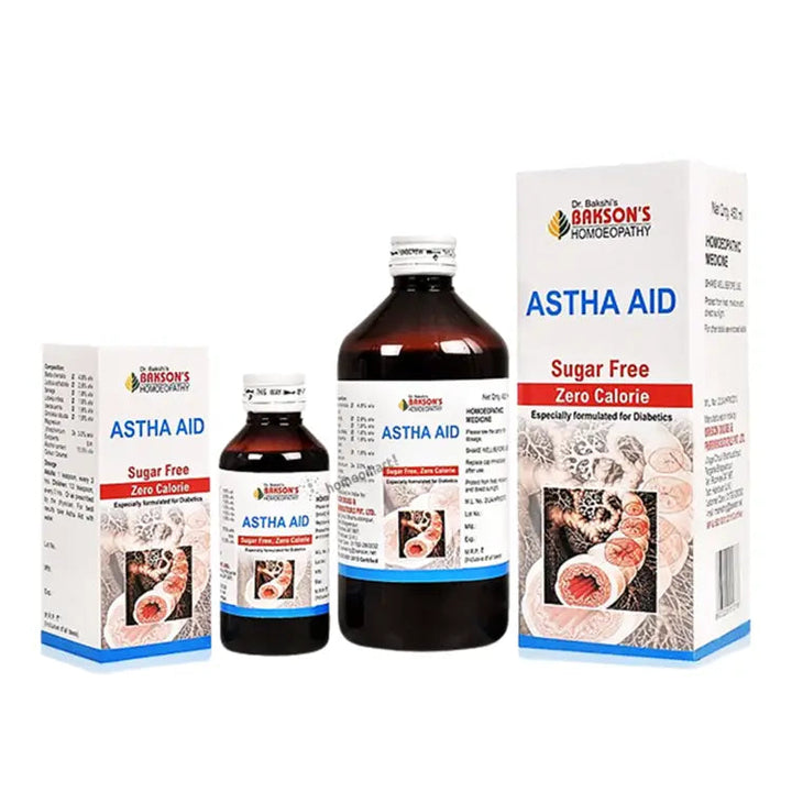 Bakson's Astha Aid Syrup Effective Relief for Asthma and Breathing Problems, 0.12 kg