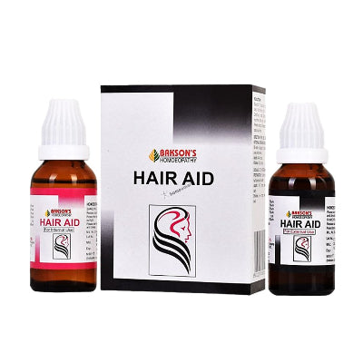Bakson Hair Aid Drops Complete Homeopathic Solution for Dandruff & Hair Growth, 0.80 kg