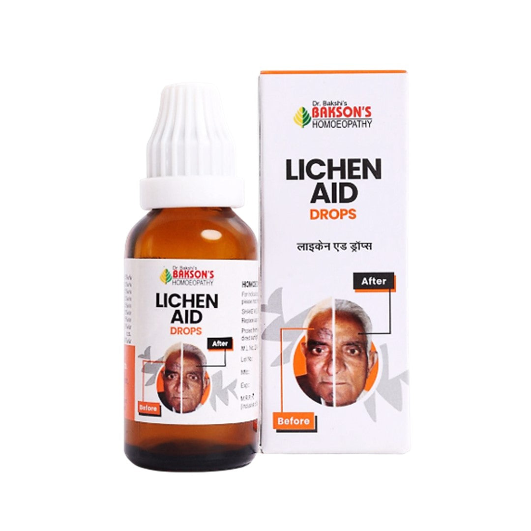 Bakson Lichen Aid Drops - Relief for Lichen Planus Symptoms, 0.12 kg