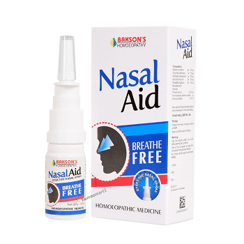 Bakson's Homeopathy Nasal Aid Spray Fast Relief from Nasal Congestion & Allergies, 0.08 kg